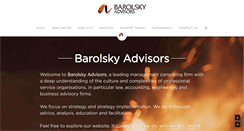 Desktop Screenshot of barolskyadvisors.com